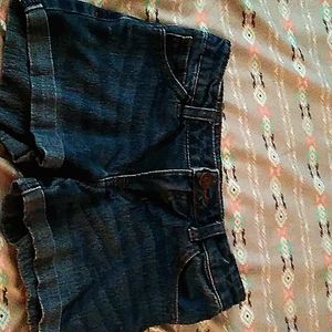 Blue jean shorts